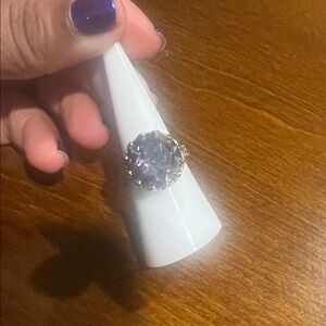 Elegant Purple Gemstone Ring